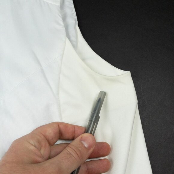 KJUS Radiation Vest Women's Small 36 White Full Zip Golf Puffer Lightweight - Picture 16 of 16